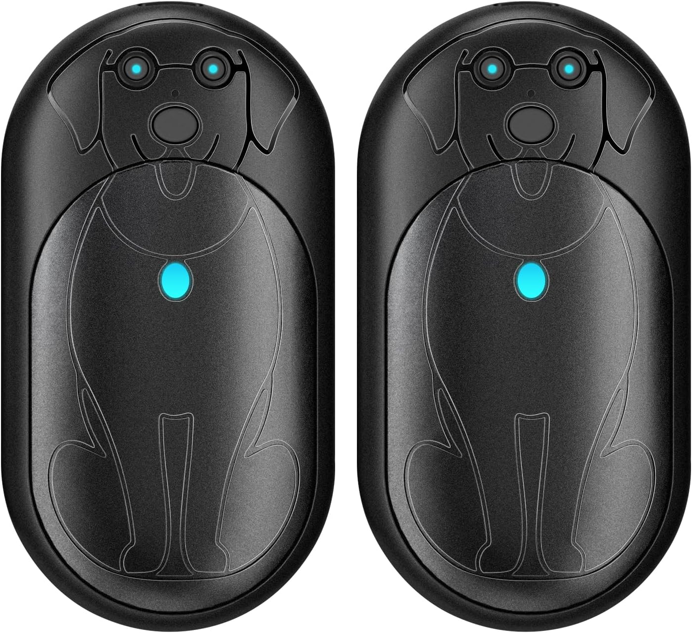 AOY-702 充電式カイロ 電気あんか 2個セット 1個72g 6000mAh大容量バッテリー 超軽量 コンパクト分離式 ハンドウォーマー 20時間連続発熱 3段階温度調整 超軽量 持ち運びやすい 防寒グッズ 冷え性対策 通勤 通学 釣り アウトドアで使える お歳暮 クリスマス お正月 バレンタインデのプレゼント, ブラック