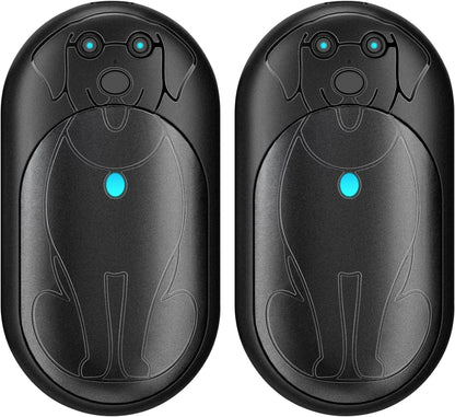 AOY-702 充電式カイロ 電気あんか 2個セット 1個72g 6000mAh大容量バッテリー 超軽量 コンパクト分離式 ハンドウォーマー 20時間連続発熱 3段階温度調整 超軽量 持ち運びやすい 防寒グッズ 冷え性対策 通勤 通学 釣り アウトドアで使える お歳暮 クリスマス お正月 バレンタインデのプレゼント, ブラック