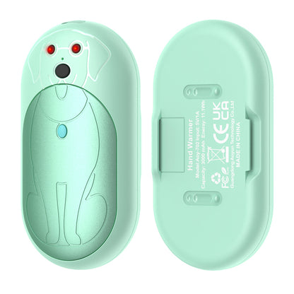 AOY-702 充電式カイロ 電気あんか 2個セット 1個72g 6000mAh大容量バッテリー 超軽量 コンパクト分離式 ハンドウォーマー 20時間連続発熱 3段階温度調整 超軽量 持ち運びやすい 防寒グッズ 冷え性対策 通勤 通学 釣り アウトドアで使える お歳暮 クリスマス お正月 バレンタインデのプレゼント, ブラック