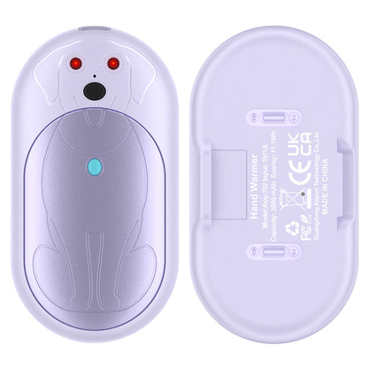 AOY-702 充電式カイロ 電気あんか 2個セット 1個72g 6000mAh大容量バッテリー 超軽量 コンパクト分離式 ハンドウォーマー 20時間連続発熱 3段階温度調整 超軽量 持ち運びやすい 防寒グッズ 冷え性対策 通勤 通学 釣り アウトドアで使える お歳暮 クリスマス お正月 バレンタインデのプレゼント, ブラック